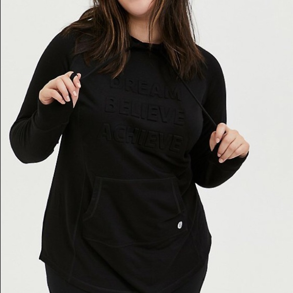 Torrid Embossed Tunic Sweatshirt